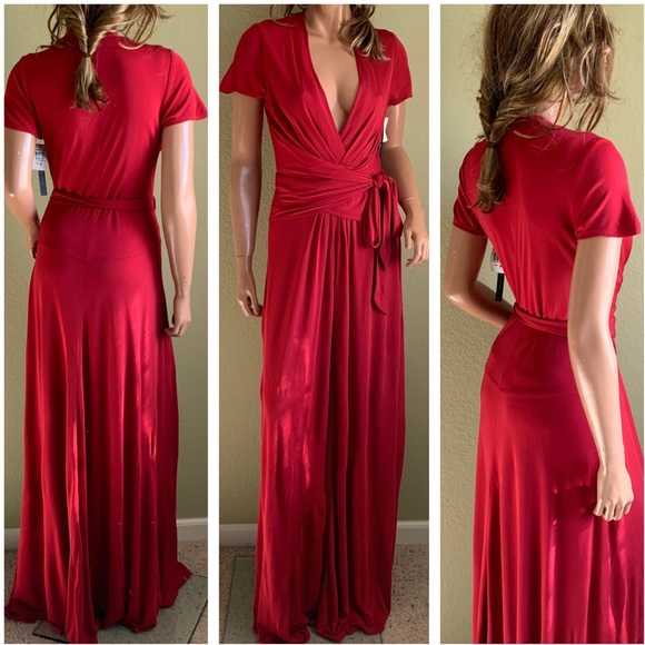 NWT DAVID MEISTER Red Sexy Dress - Picture 3 of 8